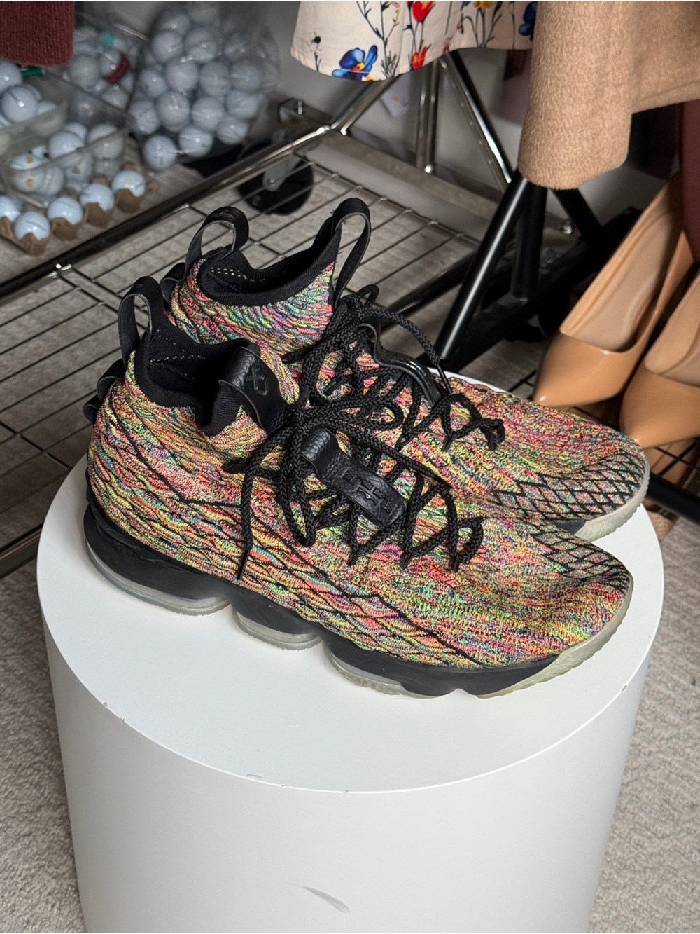 Nike LeBron fruity pebbles Sneakers with Black Trim